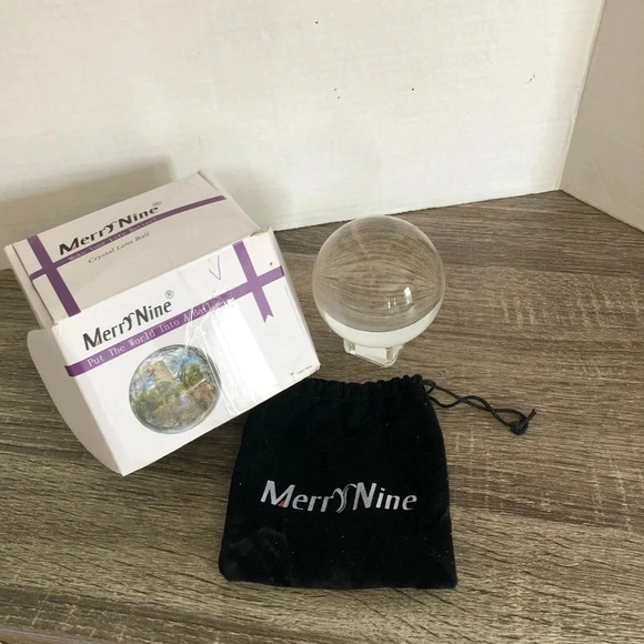 Merry Nine  Crystal Lens Ball - Picture 1 of 7